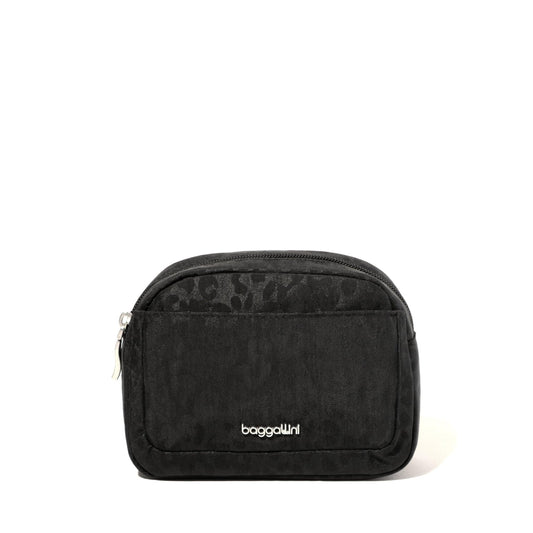 Baggallini Small Cosmetic Pocket - Lightweight 6x4 Inch Makeup Bag - Travel Essentials Makeup Organizer