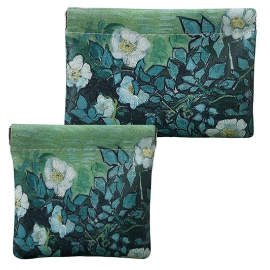 Better-Love 2 Pack Small Makeup Bag for Purse, PU Leather Coin Pouch