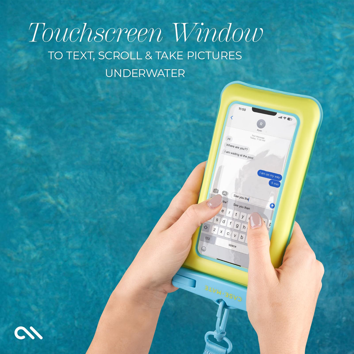 Case-Mate 2 Pack IP68 Waterproof Phone Pouch - Citrus Splash