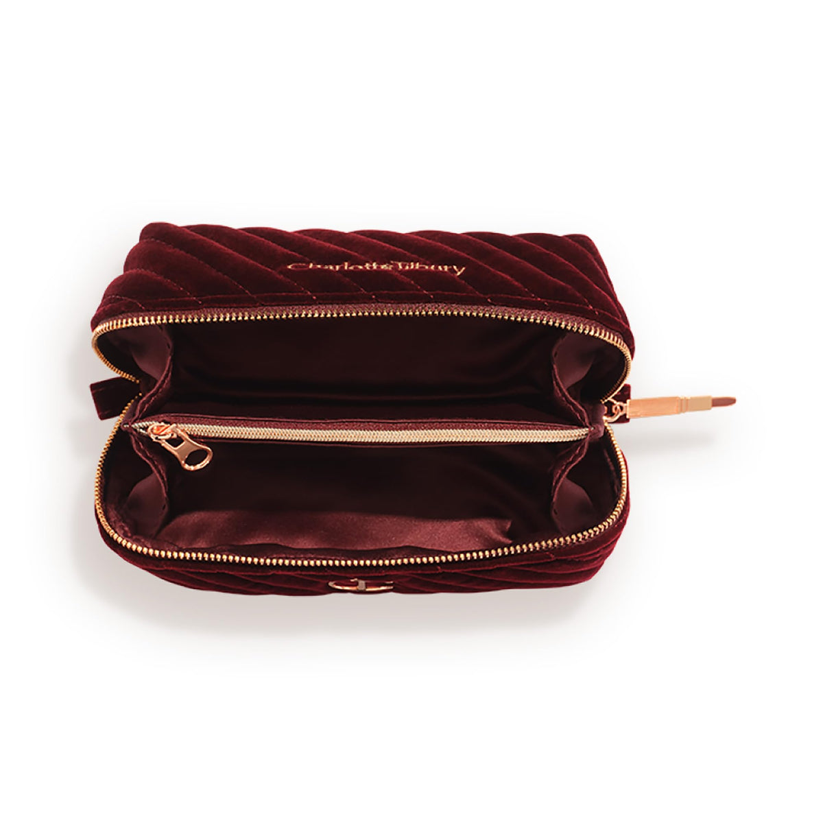 Charlotte Tilbury Travel Makeup Bag of My Dreams - Quilted Velvet