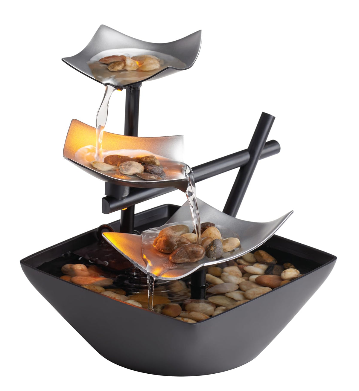 Homedics Tabletop Water Fountain, Home Décor Soothing Sound Machine