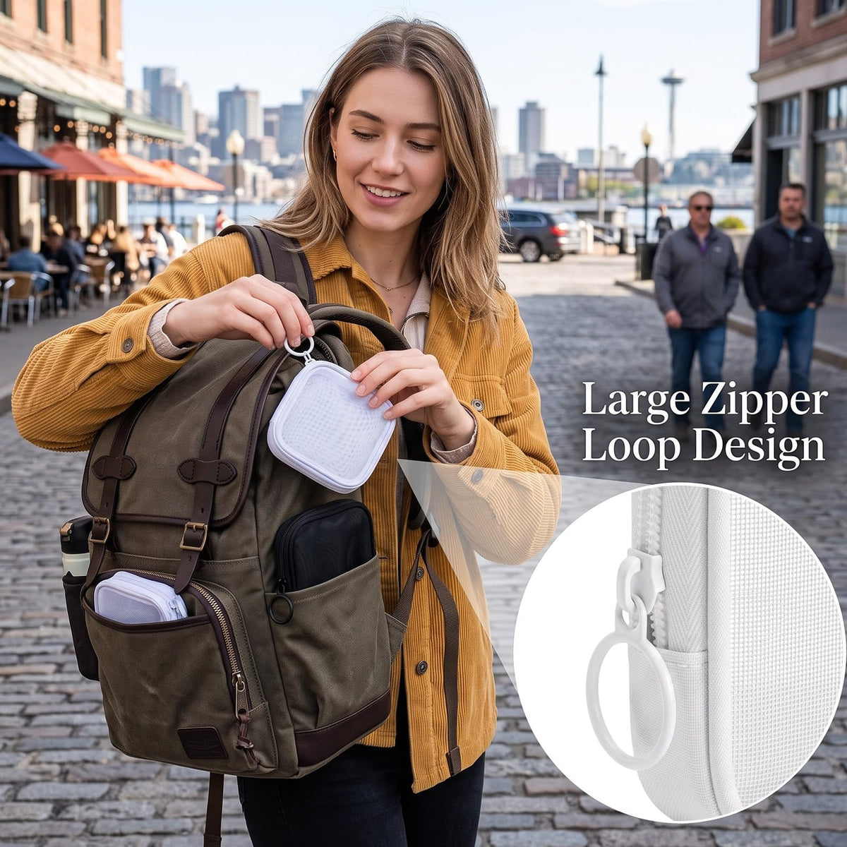 Kacctyen 12 Pcs Mini Zipper Nylon Mesh Pouch, Black,White