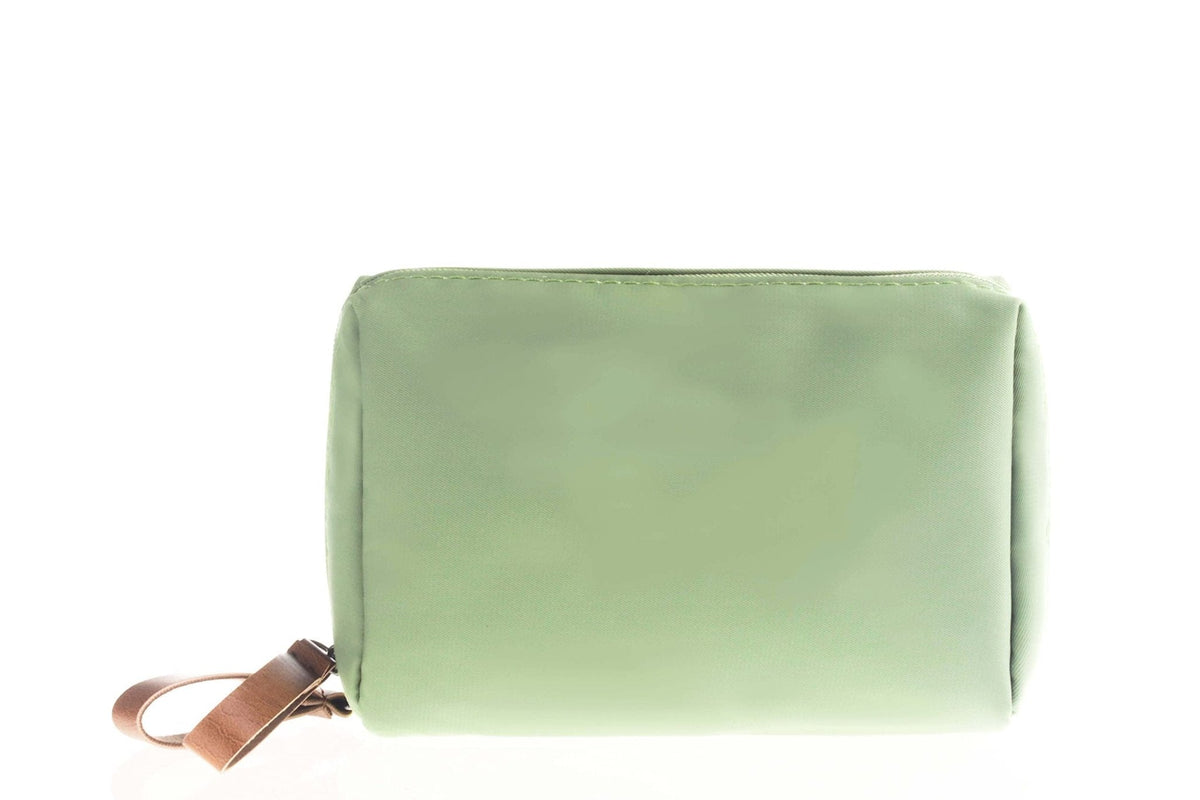 Kososuru Small Makeup Bag for Purse Portable Waterproof Cosmetic Bag Travel Makeup Pouch for Women (Green, Square)