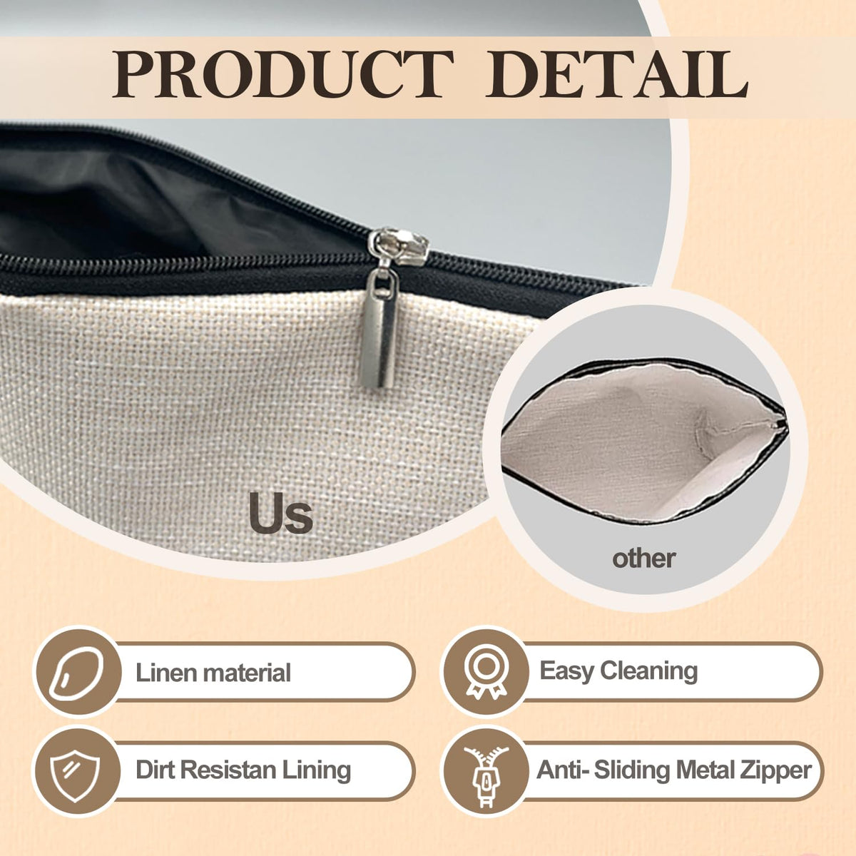 Likjad Christian Gifts Makeup Bag, Floral Christian Cosmetic Bags for Women, Galatians 5:22-23 Bible Verse Makeup Pouch, Faith Based Gifts Zipper Pouch