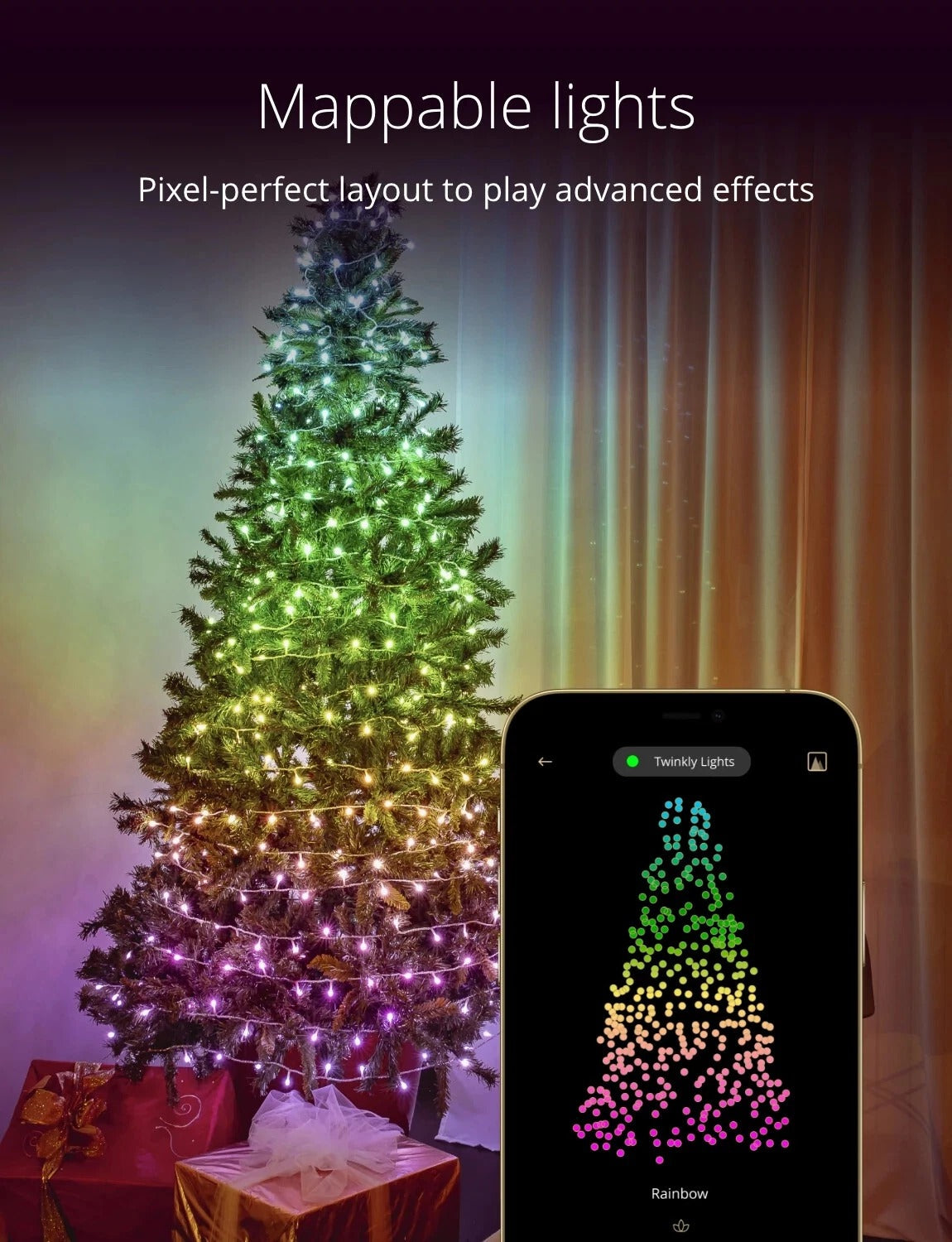 Twinkly Strings Multicolor RGB Christmas Lights