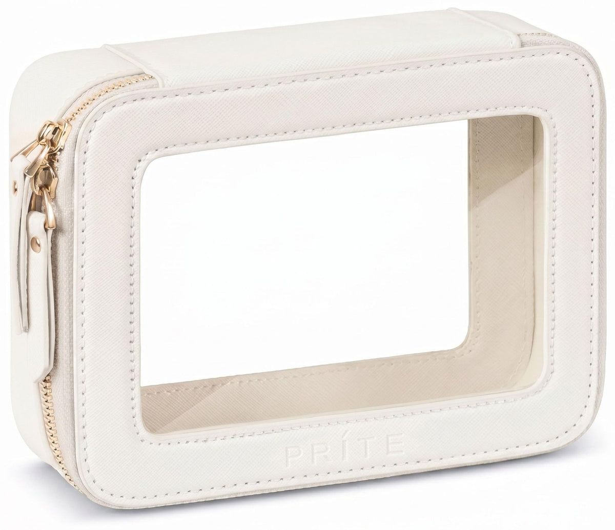 Prite Clear Makeup Bag Travel Cosmetic Organizer Toiletry Case for Women