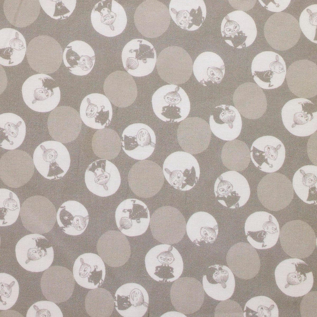 Quarter Report (Moomin) Moomin Basic Pouch Polka Dot Little My Taupe Approx. W 5.9 x H 4.1 x D 1.8 inches (15 x 10.5 x 4.5 cm) Cosmetics Cosmetic Pouch Women's (Zippered) [Made in Japan]