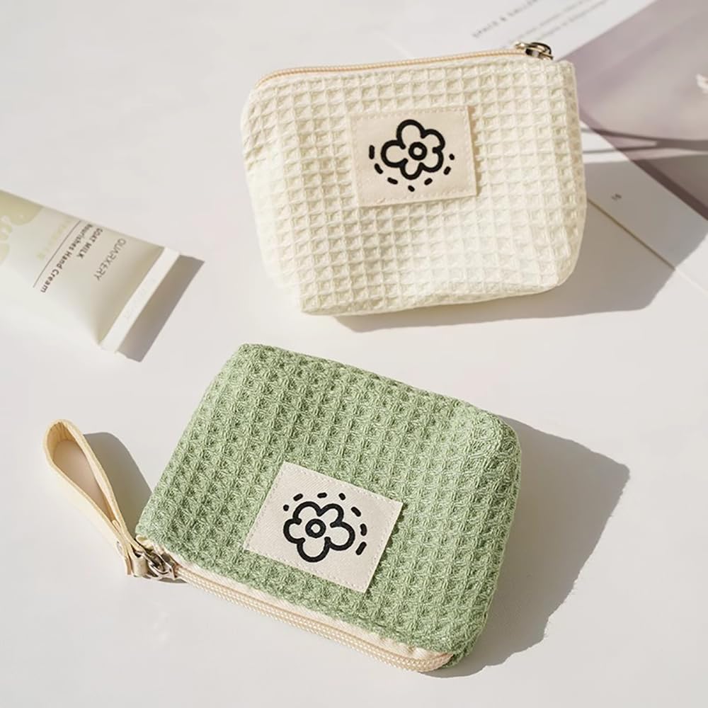RUIXIAOXI Small Cosmetic Bag,Makeup Bags, lipstick pouch Beauty Makeup Lipstick Cosmetic Accessories Organizer Women and Girls (green)