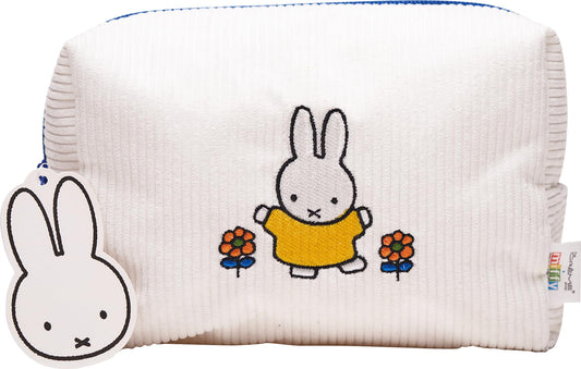 The Crème Shop Miffy Perfect Travel Makeup Bag, Cute Zipper Toiletry Pouch