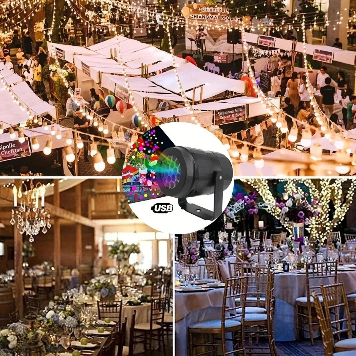 Christmas LED Laser Projector Light